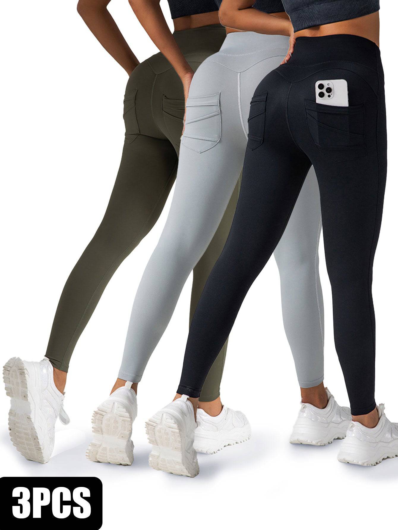 Women's Yoga Leggings (3 Pack) - Workout Mania