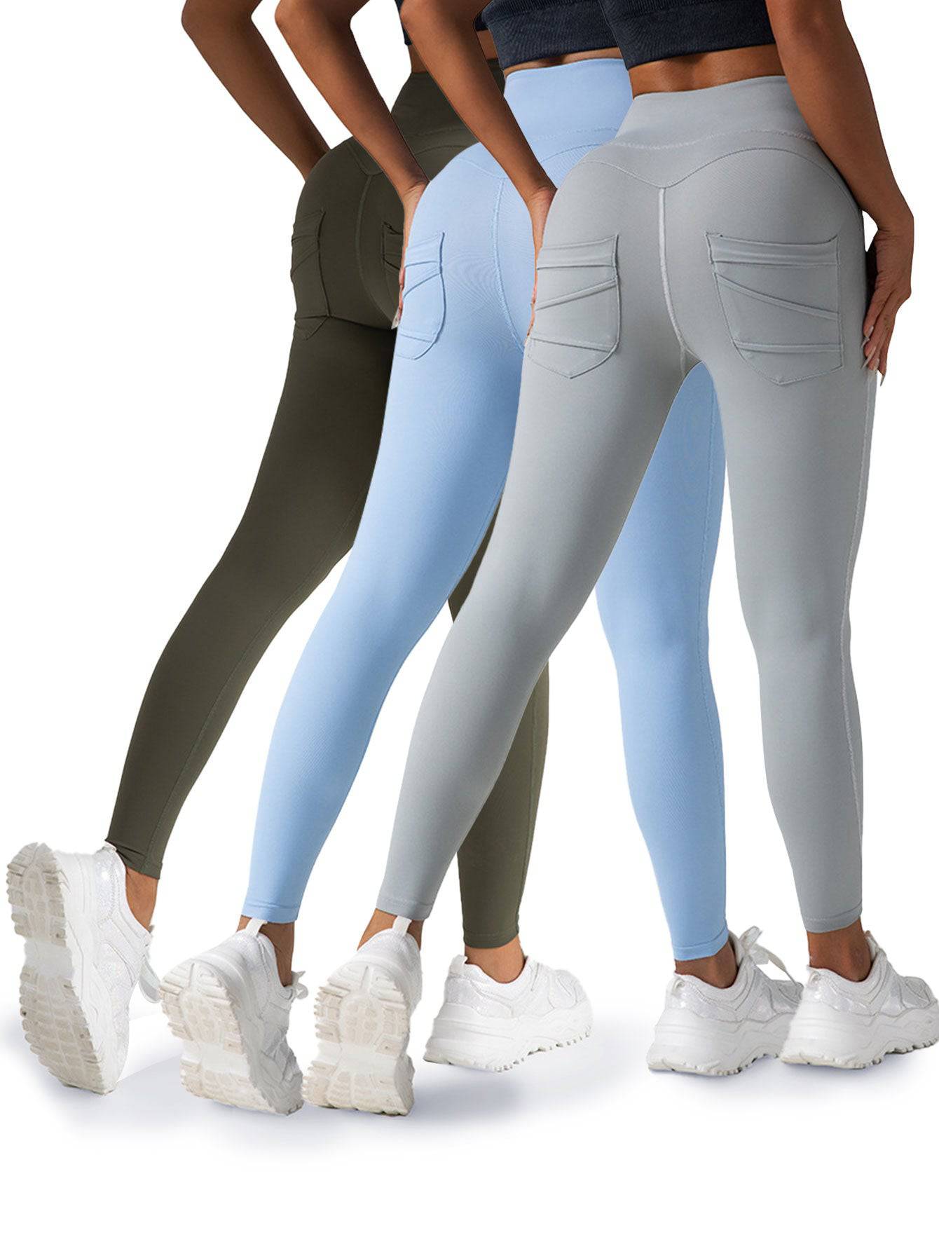 Women's Yoga Leggings (3 Pack) - Workout Mania