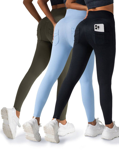 Women's Yoga Leggings (3 Pack) - Workout Mania