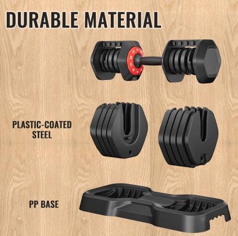 10 In 1 Adjustable Dumbbell Set