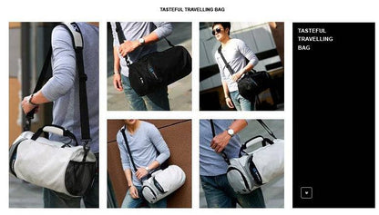 Gym Bag With Shoe Compartment - Workout Mania