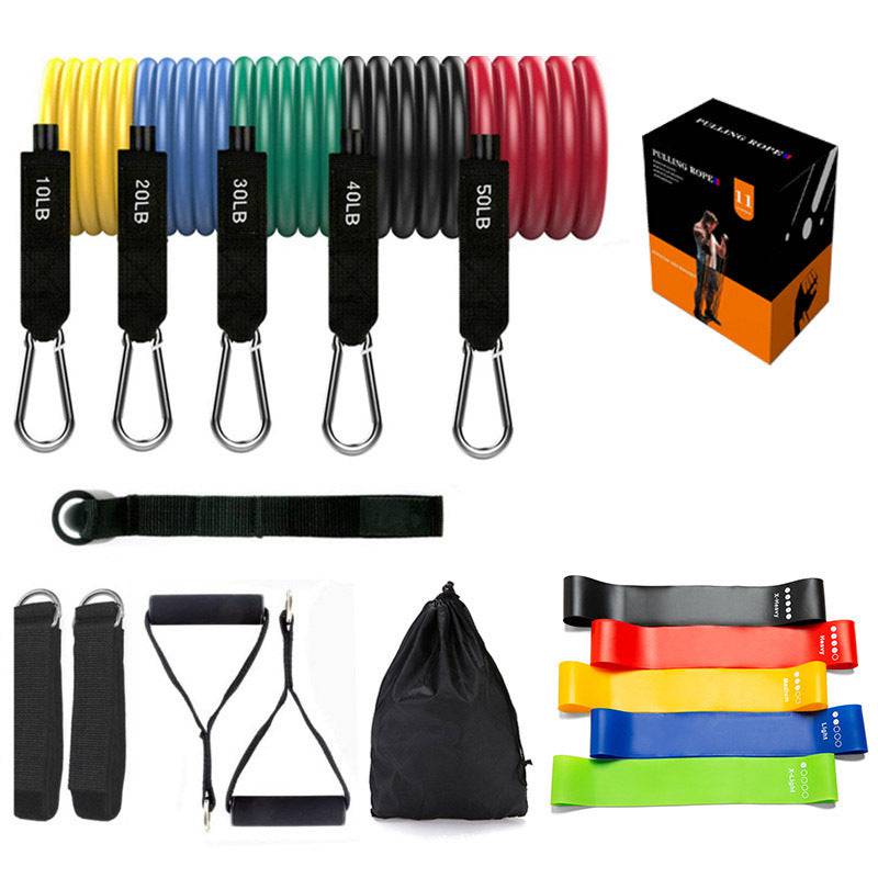 Latex Pull Rope Exercises Resistance Bands for Yoga and Strength Training - Workout Mania