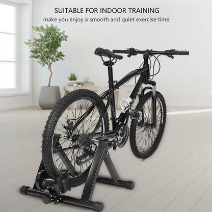 Foldable Indoor Resistance Bicycle Training Stand - Workout Mania