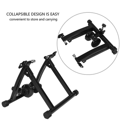 Foldable Indoor Resistance Bicycle Training Stand - Workout Mania