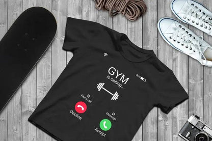 Incoming Call Gym T-Shirt - Workout Mania