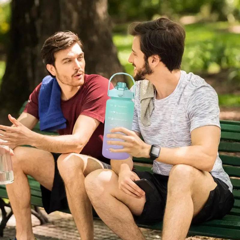 Motivational Sports 2L Water Bottle - Workout Mania