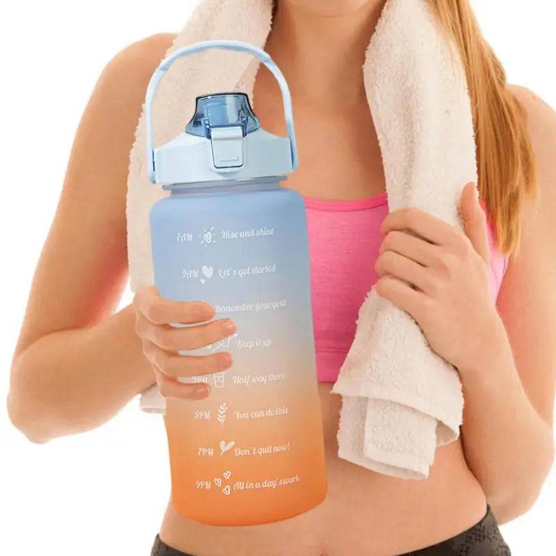 Motivational Sports 2L Water Bottle - Workout Mania